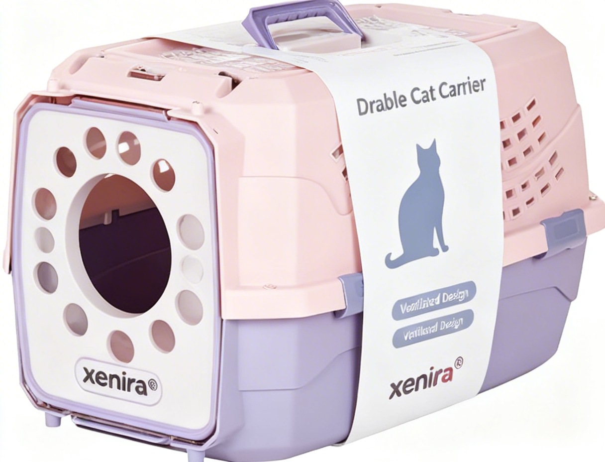 xenira® Feline Space Escape Pod | Stress-Free Cat Travel Carrier & Cozy Hideaway for Vet Visits, Road Trips & Cosmic Naps