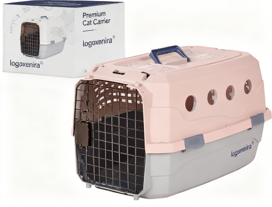xenira® Cat Cosmic Escape Pod: Airline-Approved Carrier | Your Kitty’s Private Travel Castle for Adventures & Vet Visits